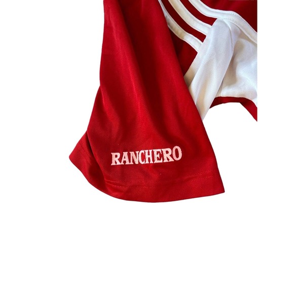 Vintage Adidas Football/Soccer Shirt 90s Jersey Red Mens Medium Hawks #16 As Is - Picture 8 of 10